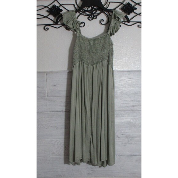 Raviya Dress Size M Green Sleeveless Square Neck - Picture 2 of 4